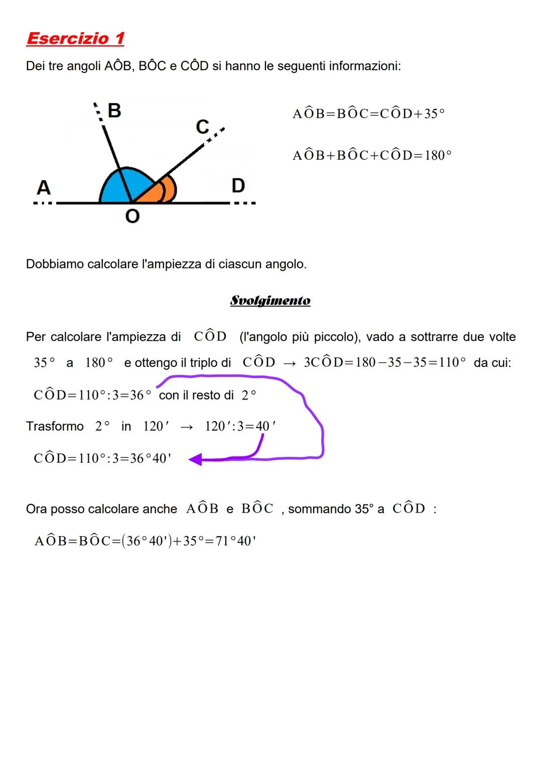 10
A
A
B
GLI ANGOLI
A
ANGOLO → ciascuna delle due parti in cui
un piano viene diviso da due semirette
aventi l'origine in comune.
Le semiret