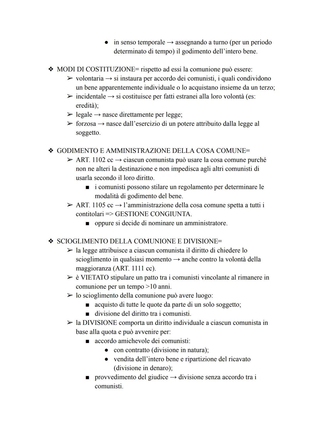 PROPRIETÀ E DIRITTI REALI MINORI
◆ DIRITTI REALI MINORI= diritti che limitano quello di proprietà.
gravano su un bene di proprietà altrui, s
