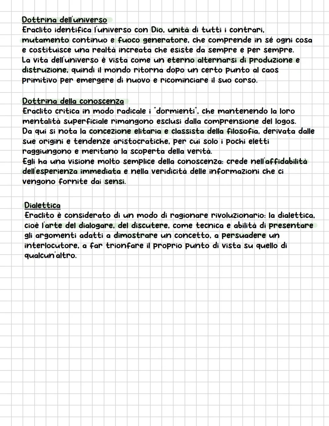 # Eraclito
Cenni biografici
Nacque e visse nella colonia ionica di Efeso
tra il VI e il V secolo a.C. Era di origini nobili
e aveva forti