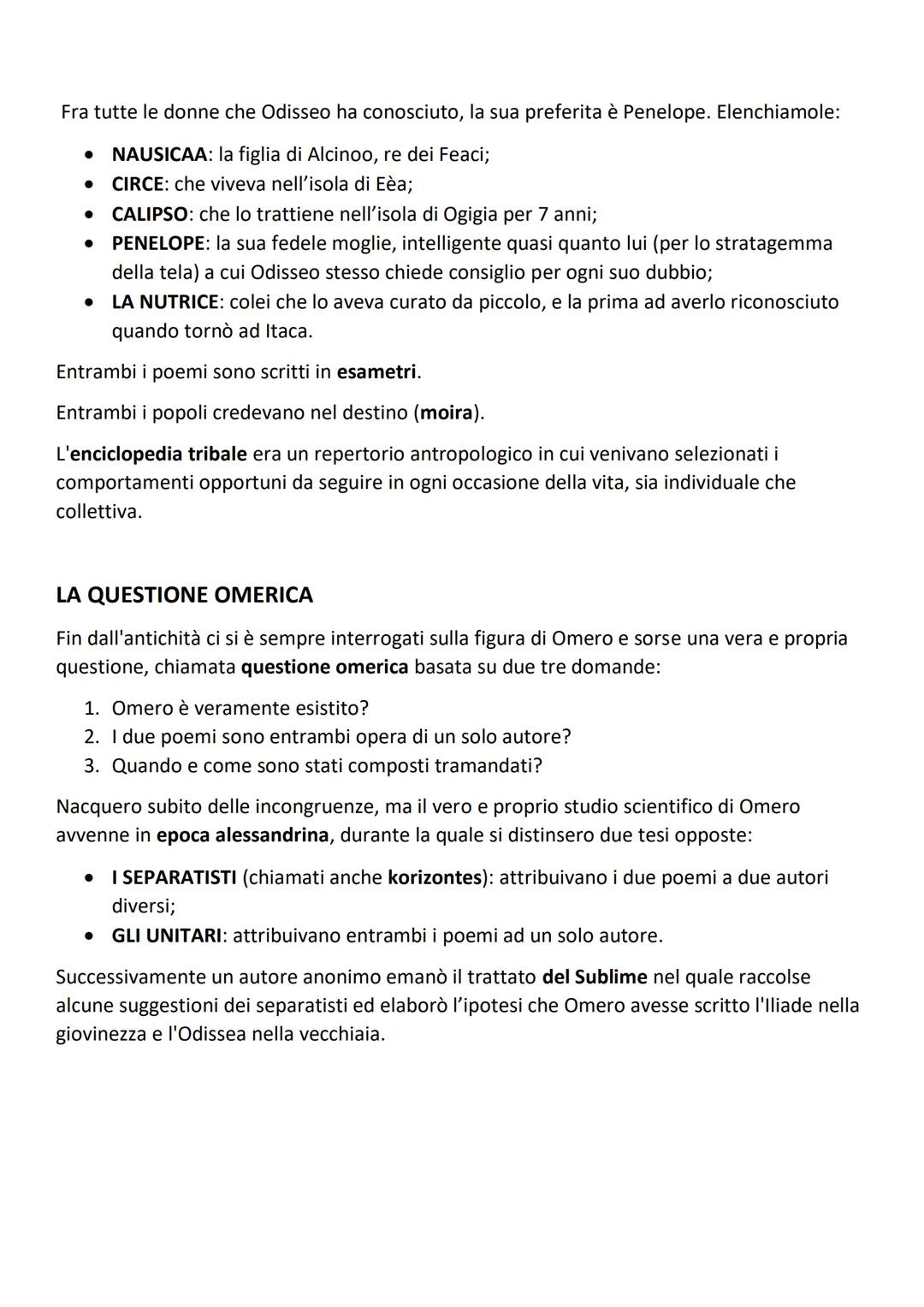 LE ORIGINI
I primi poemi epici di omero risalgono all'XI secolo, quindi all'Età Arcaica (XI-VIII). L'epica
(dal greco epos = "parola", "disc