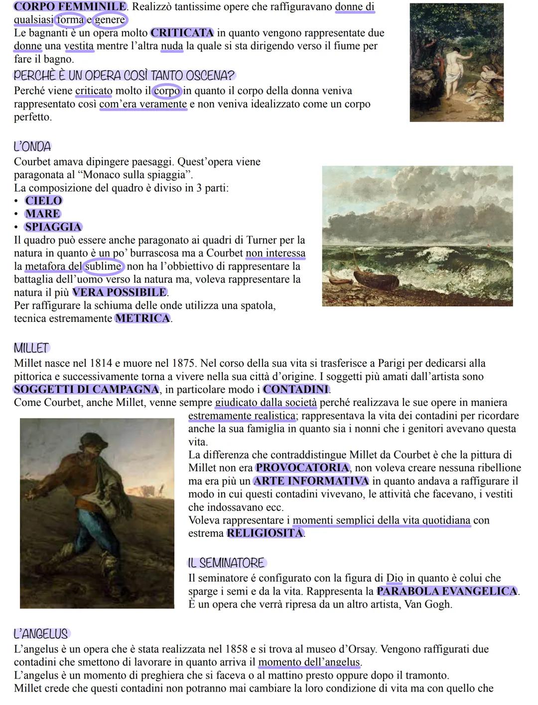 IL REALISMO
Il realismo convive per un determinato periodo di tempo con il romanticismo. Il realismo nasce in Francia nel
1842 e terminerà n