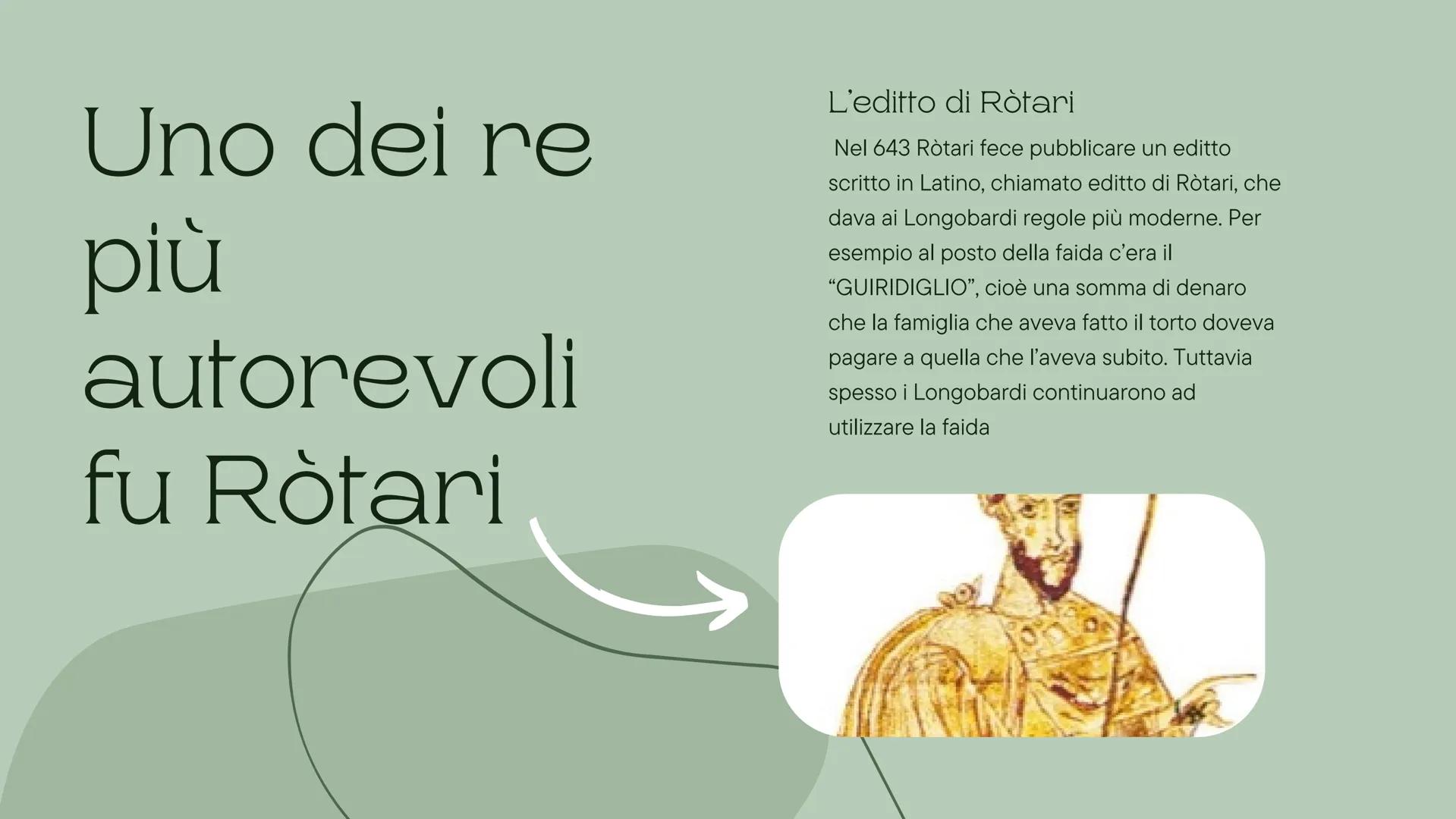 Longobardi
E la nascita dello Stato della Chiesa I Longobardi
I LONGOBARDI ERANO UN POPOLO DI
ORIGINE GERMANICA. ERANO NOMADI
GUERRIERI PROV