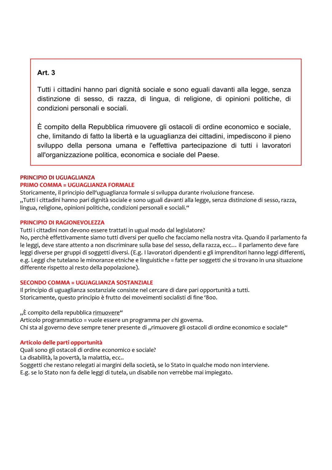 I PRINCIPI FONDAMENTALI DELLA COSTITUZIONE (1-12)
Art. 1
●
L'Italia è una Repubblica democratica, fondata sul lavoro.
L'espressione "repubbl