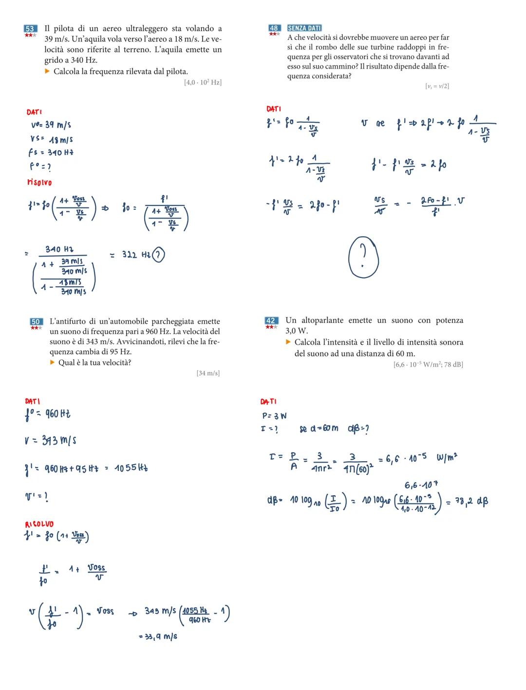 DEF:
S= sorgente
OSS Osservatore
EFFENO DOPPLER
E un fenomeno fisico x wi aumenta o diminuisce la frequenza di un suono se la sorgente sonor