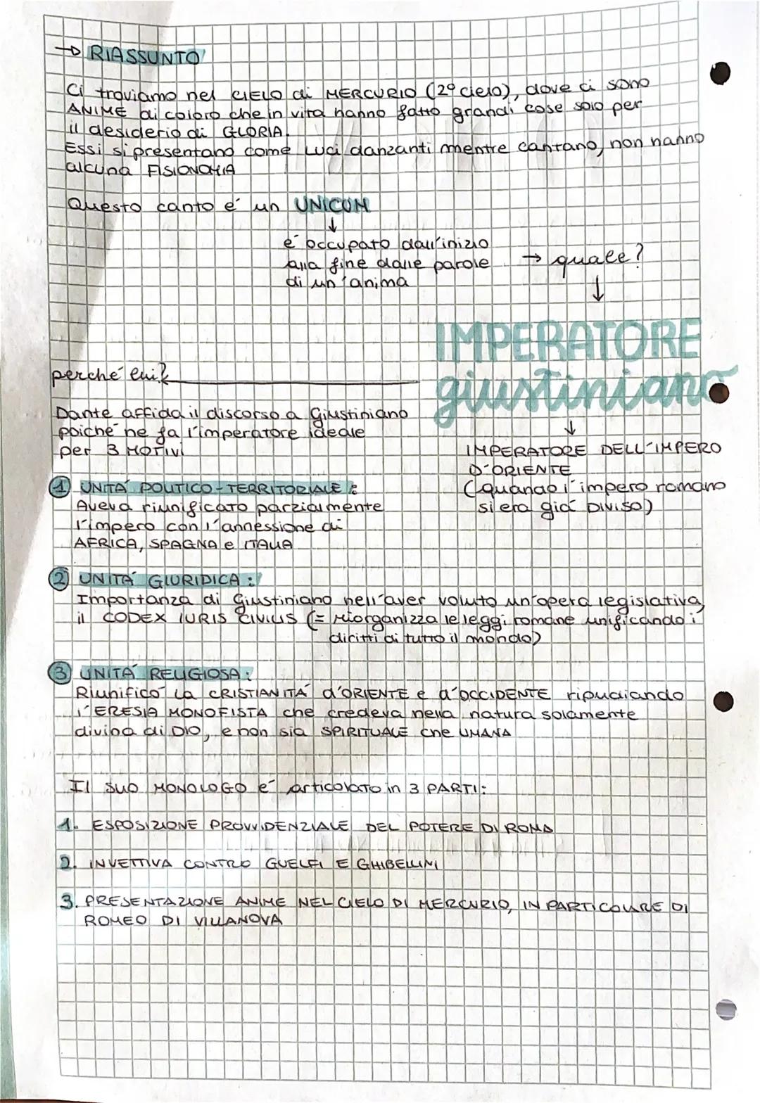 → CANTO VI
In tutti i CANTI VI, Dante tratta del TEMA POUTICO: il suo discorso
si articola in un progressivo ampliarsi degu orizzonti geo-p