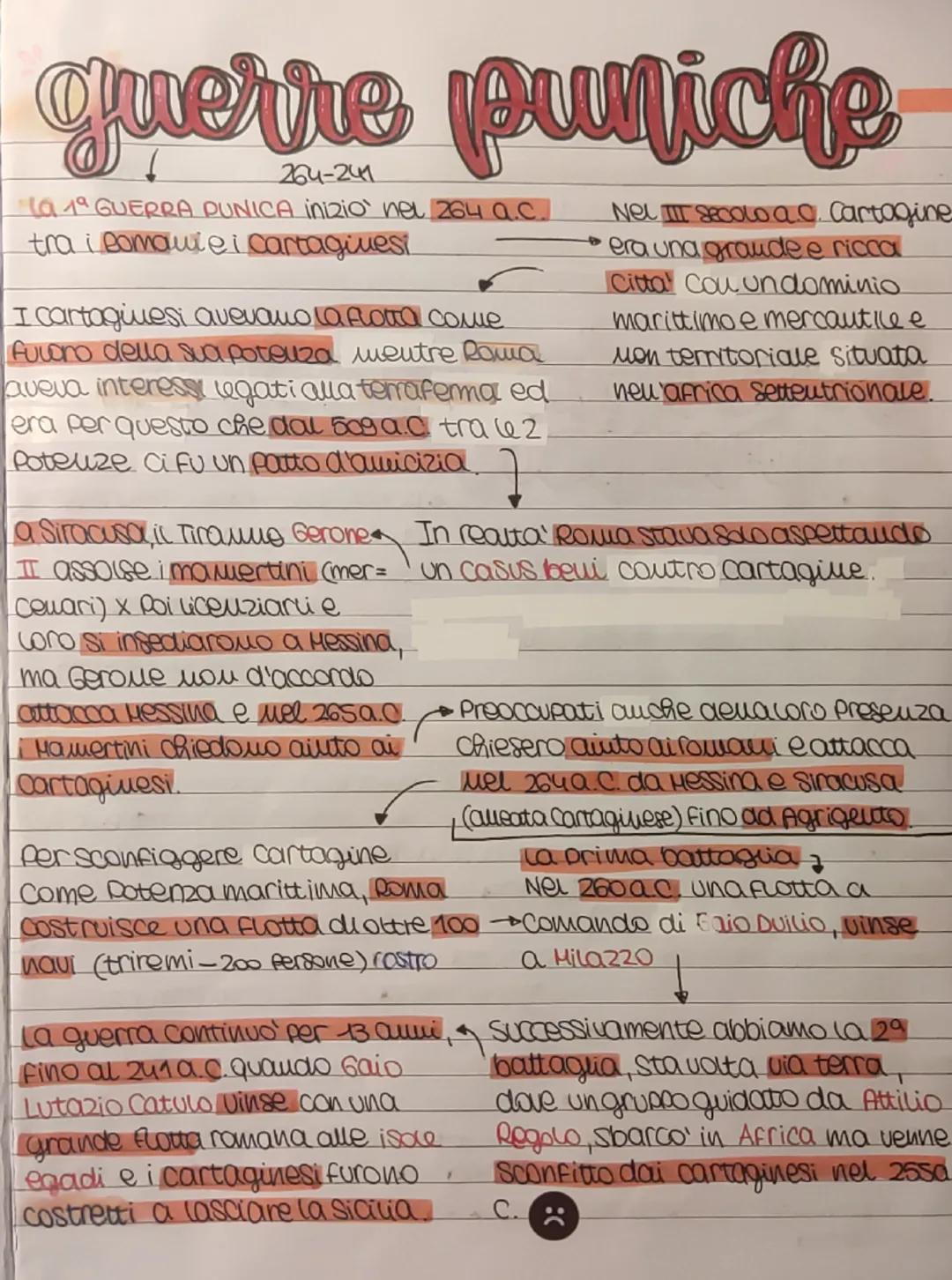 querre puniche
264-241
la 1ยช GUERRA PUNICA inizio nel 264 a.c..
tra i Bomanie i cartaginesi
I cartagiuesi avevano la flotta come
Fulano dell