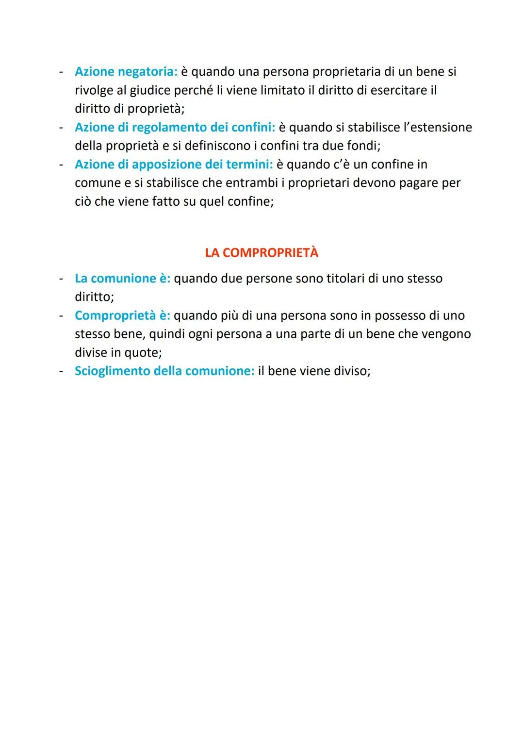 # LA PROPRIETÀ IN GENERALE
Norme fondamentali Articolo 42 dove si afferma che la proprietà è:
- Pubblica
- Privata la proprietà privata è