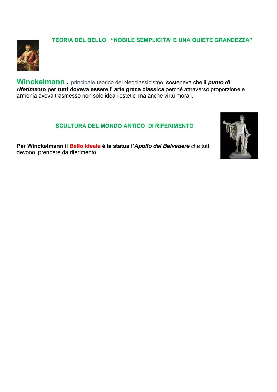 Neoclassicismo
QUADRO STORICO
spirito del periodo
Il Neoclassicismo è una corrente artistica che va dalla Rivoluzione Francese del 1748 al
c