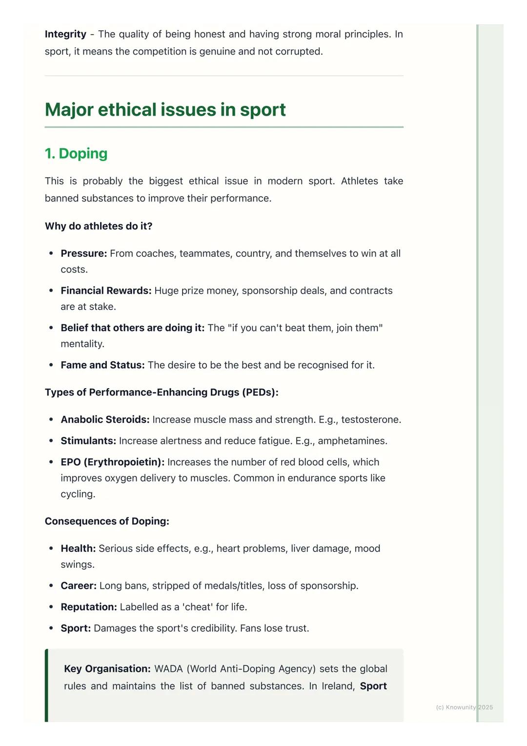 # Ethics and Fair Play
## An introduction to ethics and fair play
Ethics in sport is all about the moral principles that guide our behavio