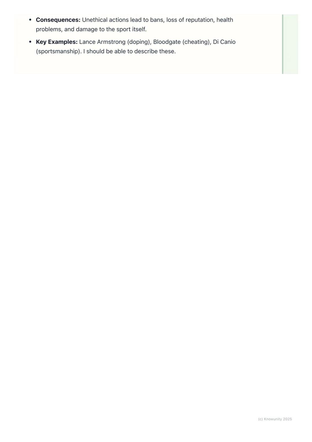 # Ethics and Fair Play
## An introduction to ethics and fair play
Ethics in sport is all about the moral principles that guide our behavio