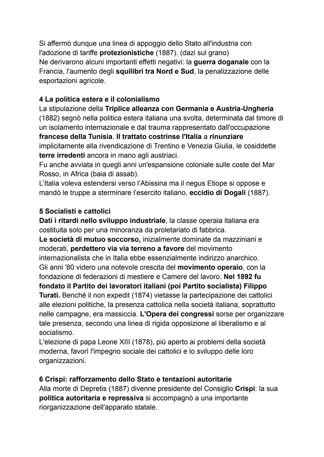 L'Italia liberale
1 L'Italia liberale
Nel cinquantennio compreso tra il 1870 e il 1914 (anno in cui inizia la prima
guerra mondiale), gli an