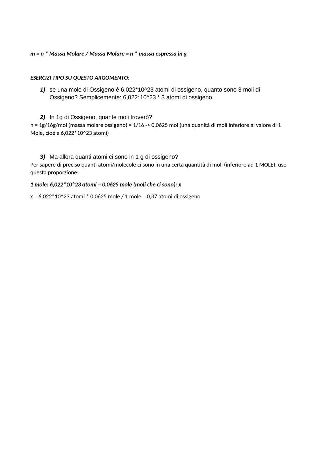 MASSA ATOMICA = La troviamo scritta su tutti gli elementi della tavola periodica. Esprime la massa di
quell'atomo considerando non solo il n