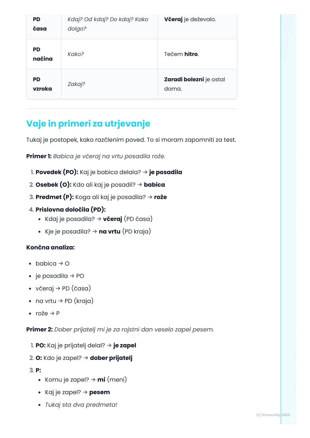 # Stavčni členi
Uvod v stavčne člene
Stavčni členi so deli povedi. Vsaka beseda ali skupina besed v povedi
ima svojo nalogo. Če razumemo t