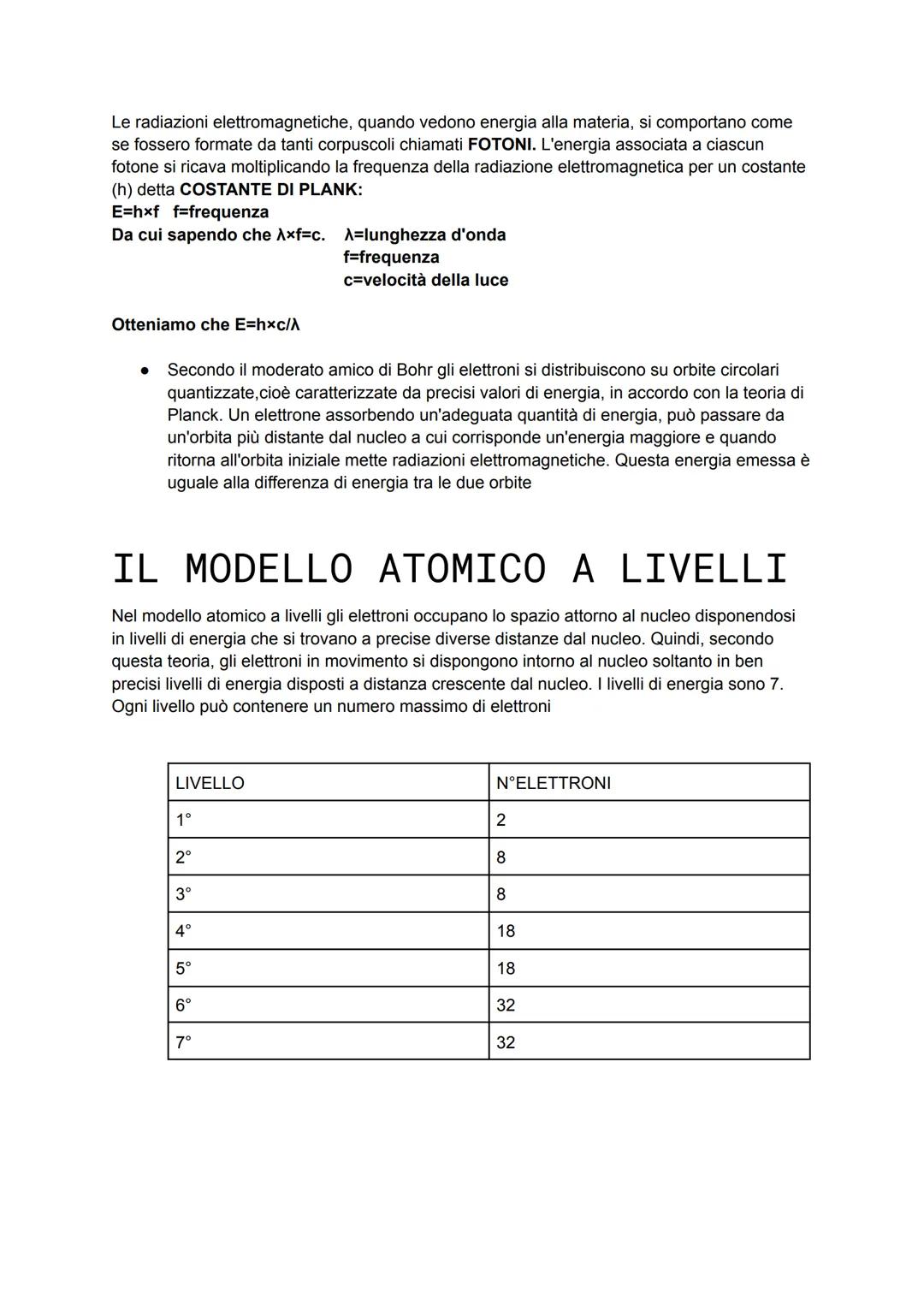 # MODELLI ATOMICI E
# CONFIGURAZIONE ELETTRONICA
Alla base di tutti i fenomeni elettrici c'è una proprietà della materia che si chiama CARI