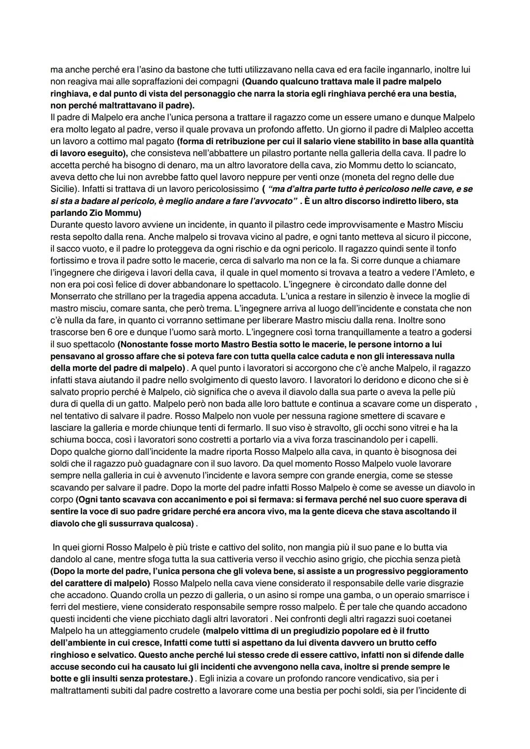 ROSSO MALPELO
Nel 1880 verga pubblica la sua prima raccolta dei racconti, è una raccolta importantissima che contiene una
decina di racconti