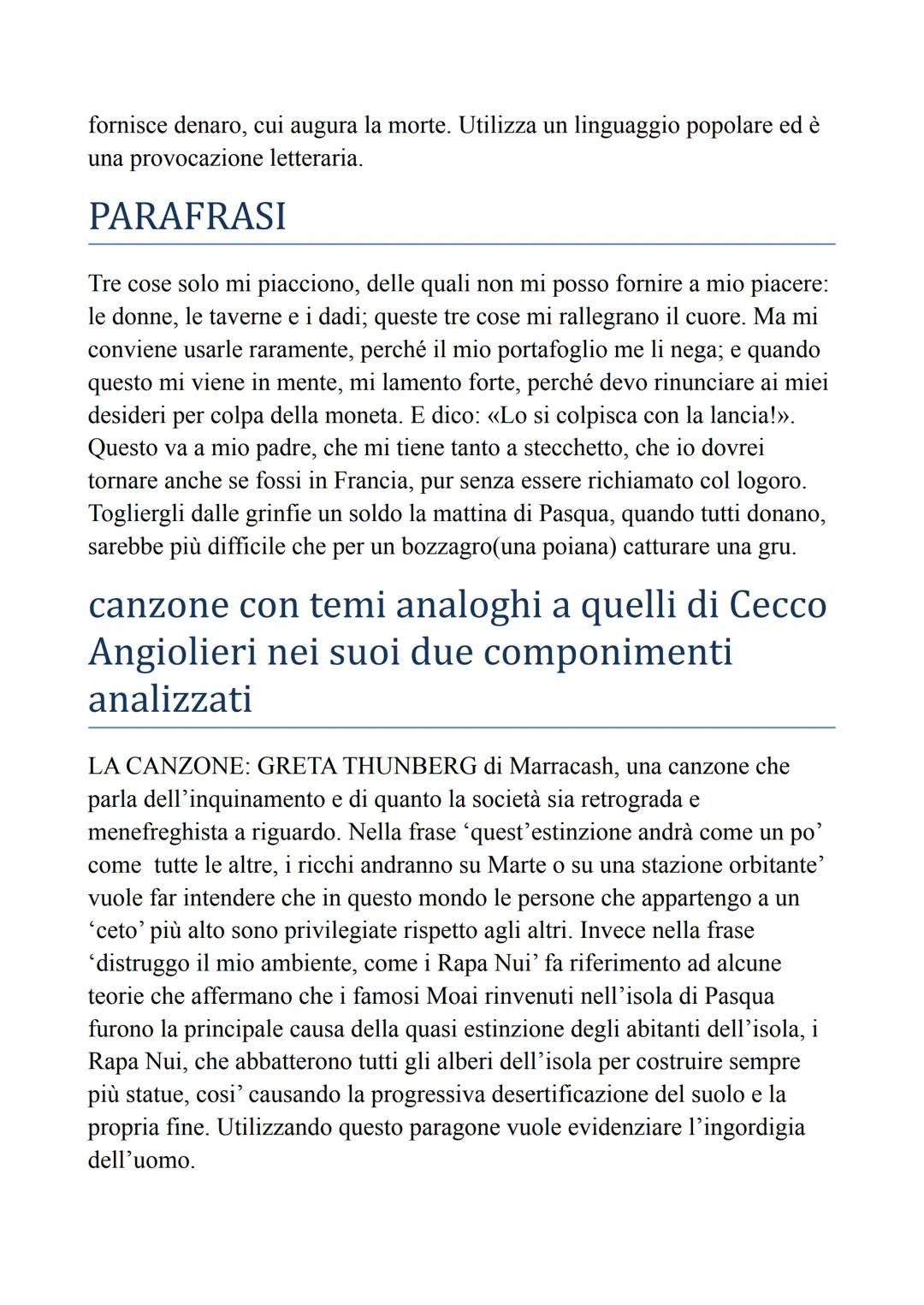 CECCO ANGIOLIERI
Cecco Angiolieri era un autore nato a Siena nel tredicesimo secolo.
Durante la sua gioventù divenne un soldato dell'esercit