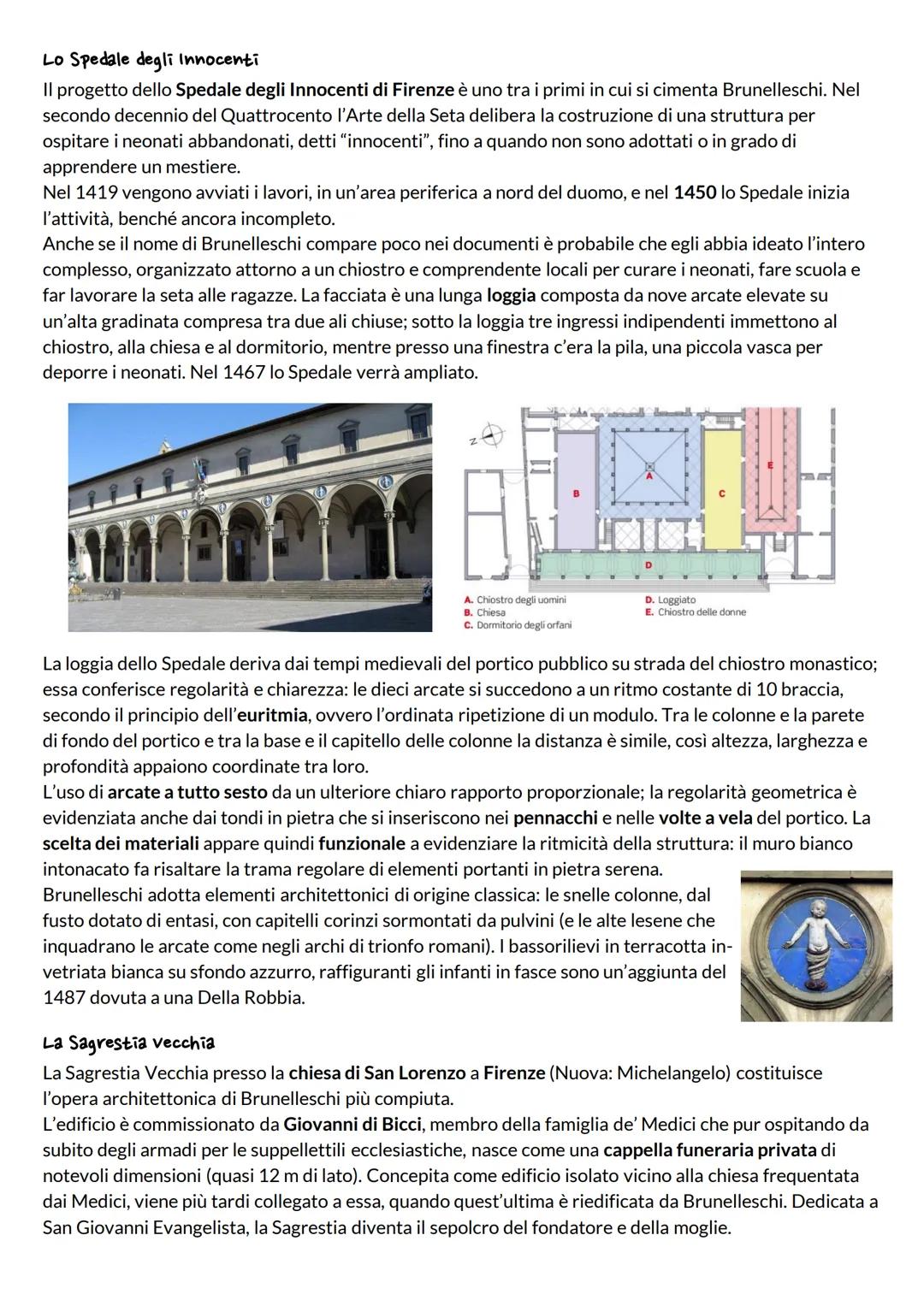 Filippo Brunelleschi
La prospettiva nel Quattrocento
Già nella prima metà del Trecento alcuni pittori come Giotto si erano posti il problema