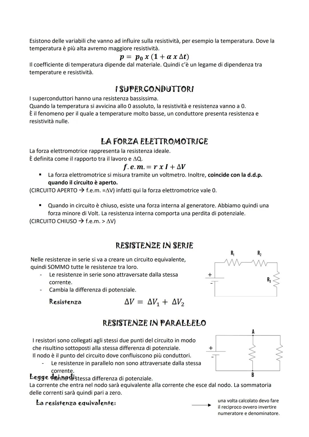 LA CORRENTE ELETTRICA
La corrente viene definita come uno spostamento ordinato di cariche elettriche che passa in
un'unità di tempo.
La corr