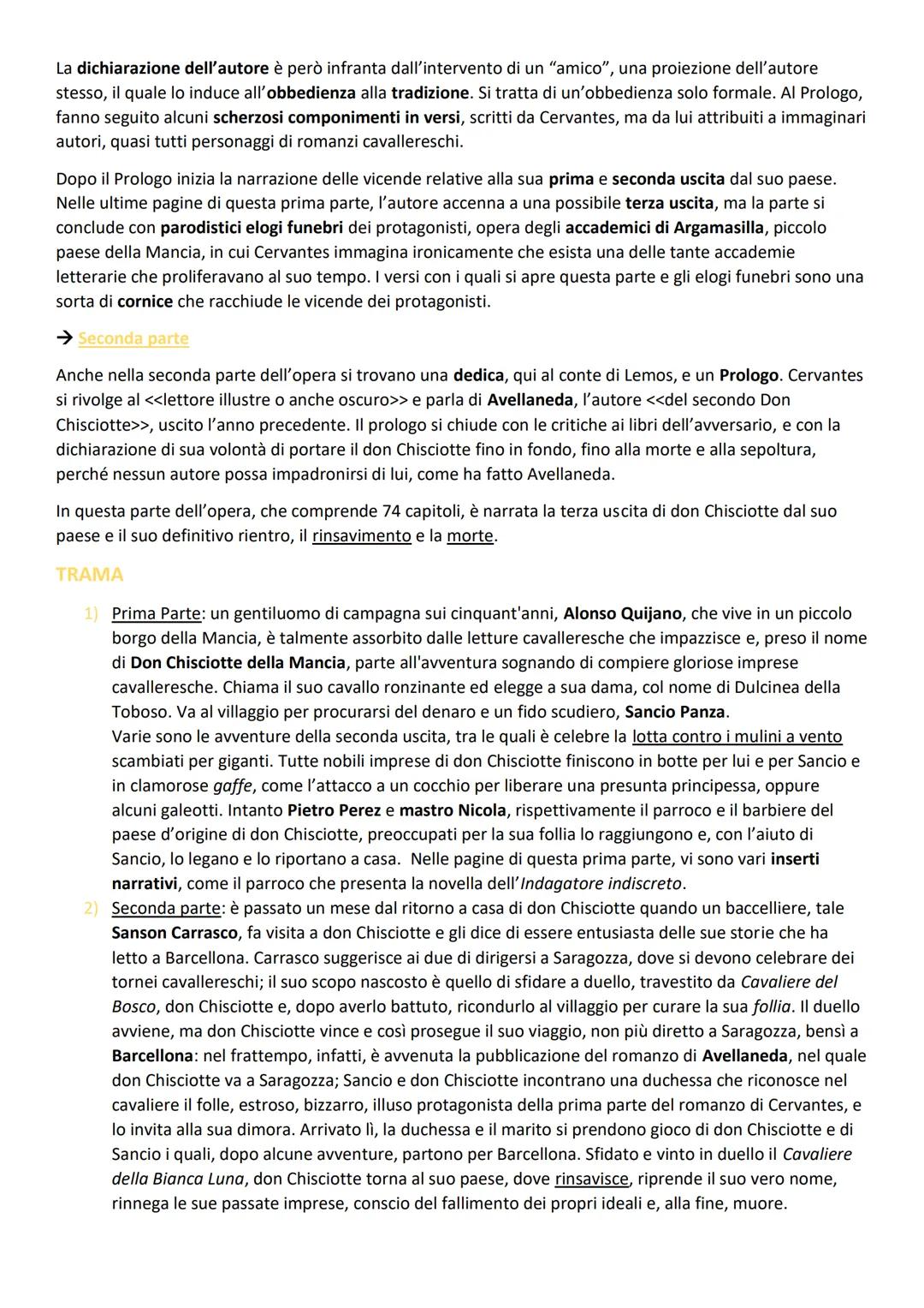 Miguel de Cervantes
Miguel de Cervantes nacque in Castiglia nel 1547. Dopo gli studi di grammatica, passò al servizio del
cardinale Acquaviv
