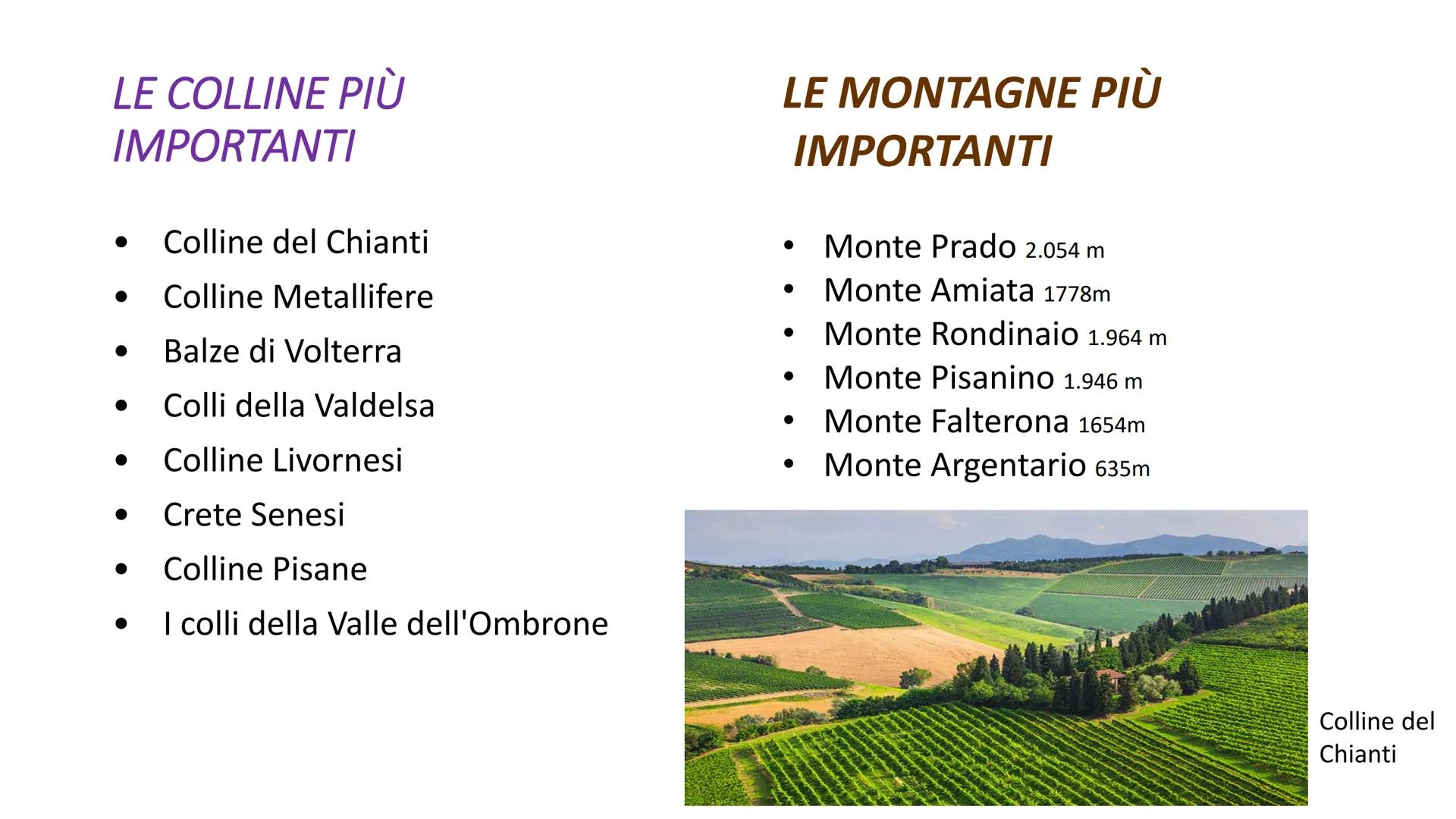 LA
TOSCANA CONFINI
juria
Emilia-Romagna
Toscana
Umbria
March
Lazio
●
●
NORD: Emilia-Romagna
EST: Marche
SUD-EST: Umbria
• SUD: Lazio
●
• OVE