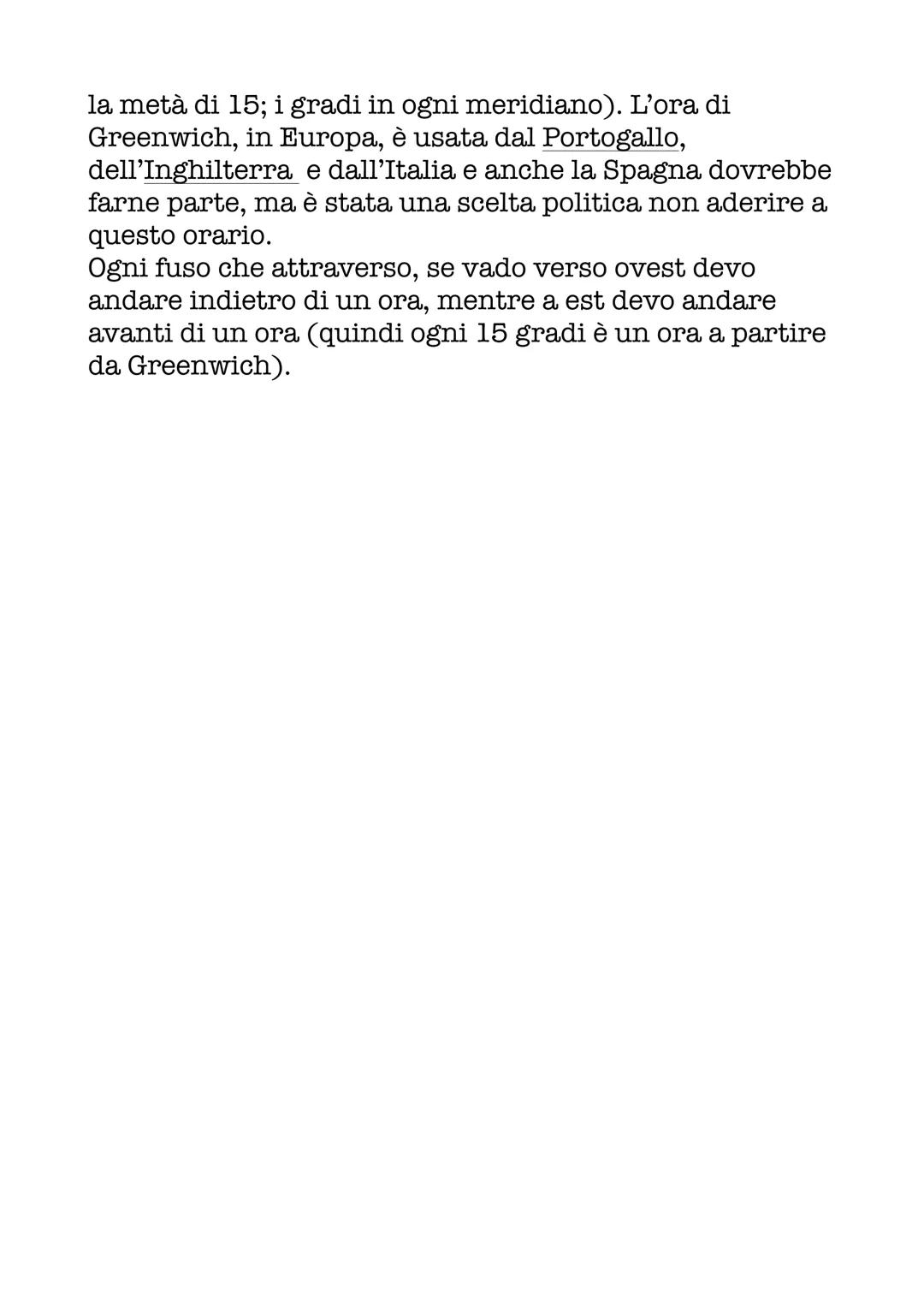 il fuso orario
la superficie terrestre è stata divisa in 24 spicchi,
corrispondenti alle ore del giorno. Ogni fuso (spicchio)
c'è un ora div