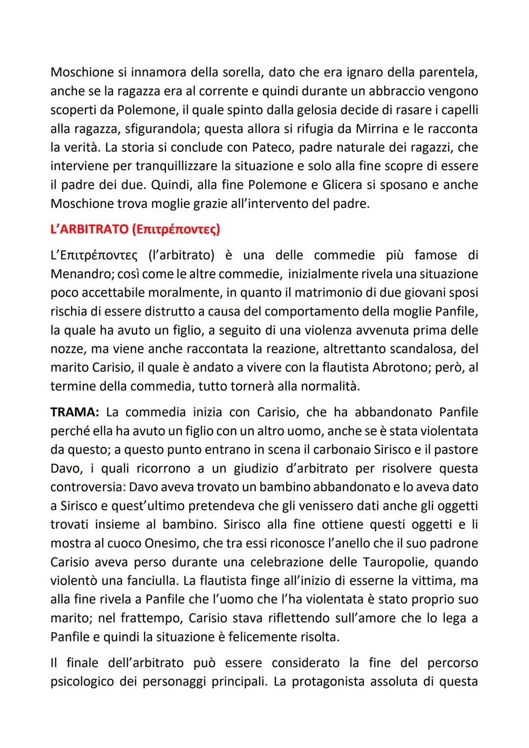MENANDRO
Menandro visse a cavallo tra il IV e il III secolo a.C., quindi visse tra
l'Alessandrinismo e l'Ellenismo. Egli era un commediograf