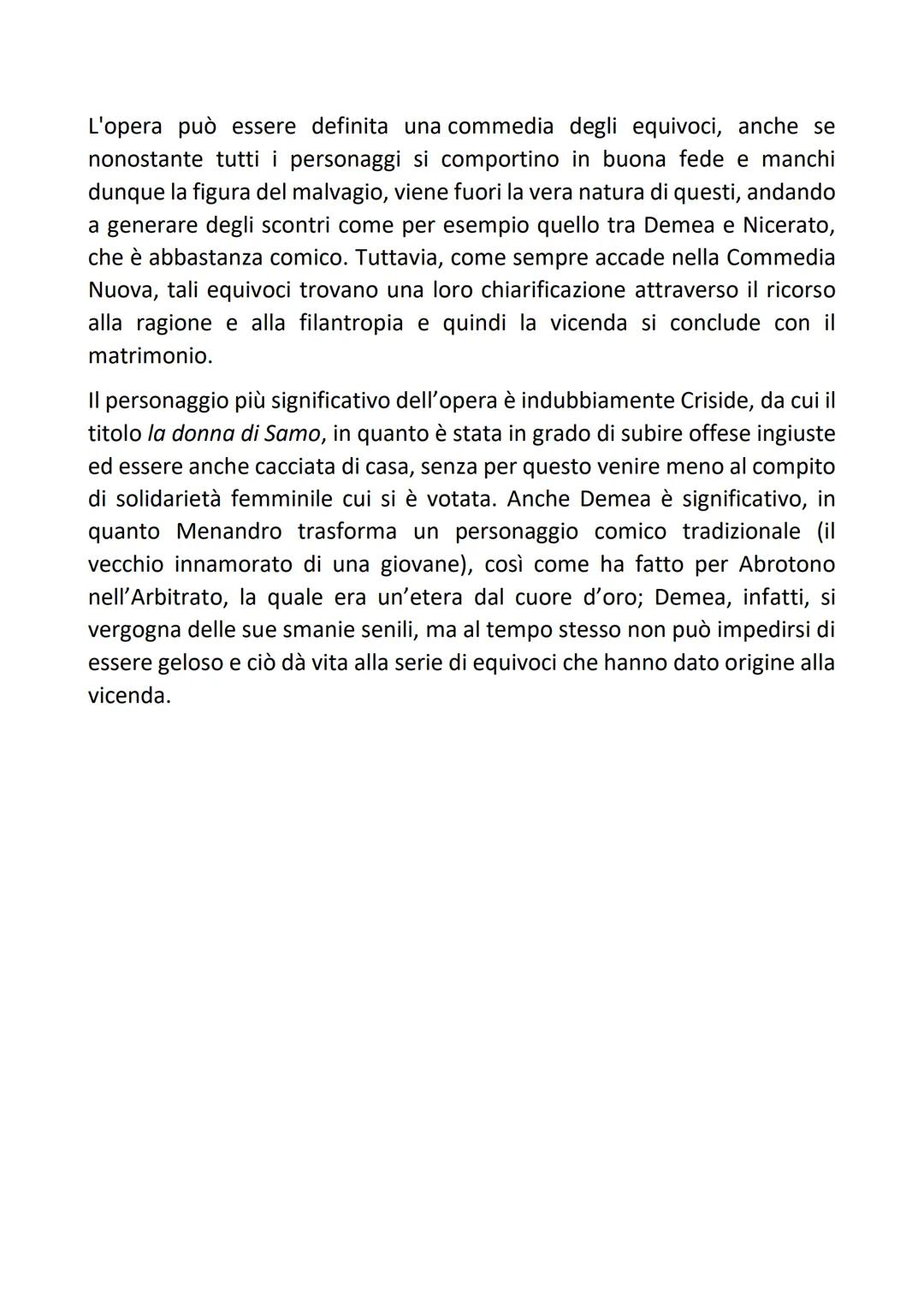 MENANDRO
Menandro visse a cavallo tra il IV e il III secolo a.C., quindi visse tra
l'Alessandrinismo e l'Ellenismo. Egli era un commediograf