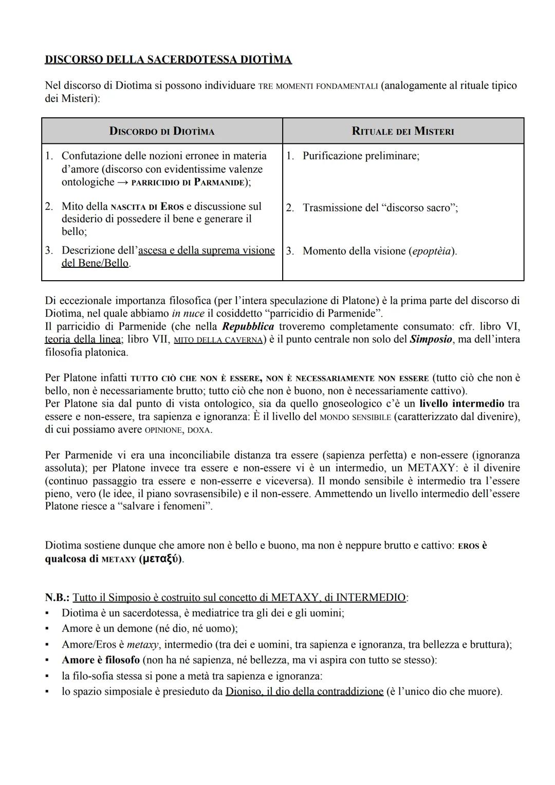 PLATONE (427-347 a.C.)
SIMPOSIO (385/384 a.C. ca.)
| STRUTTURA