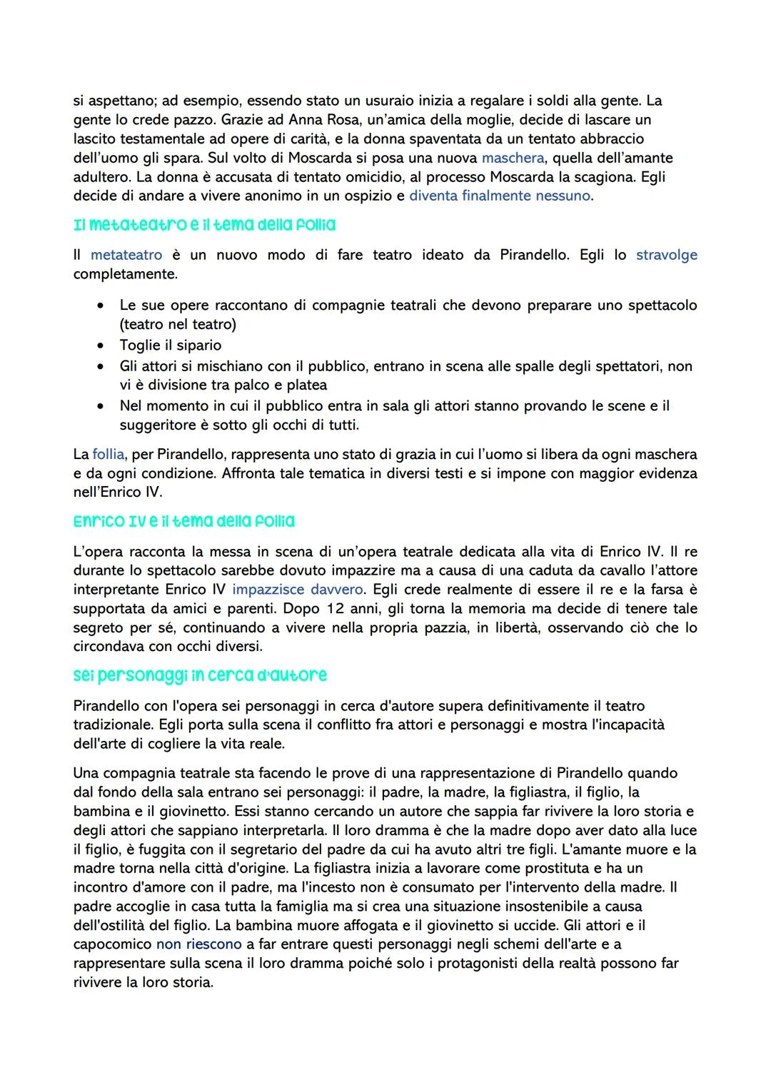 # Luigi Pirandello
La vita
Luigi Pirandello nasce ad Agrigento nel 1867; il padre è una persona molto rigida e Pirandello
cresce in oppres