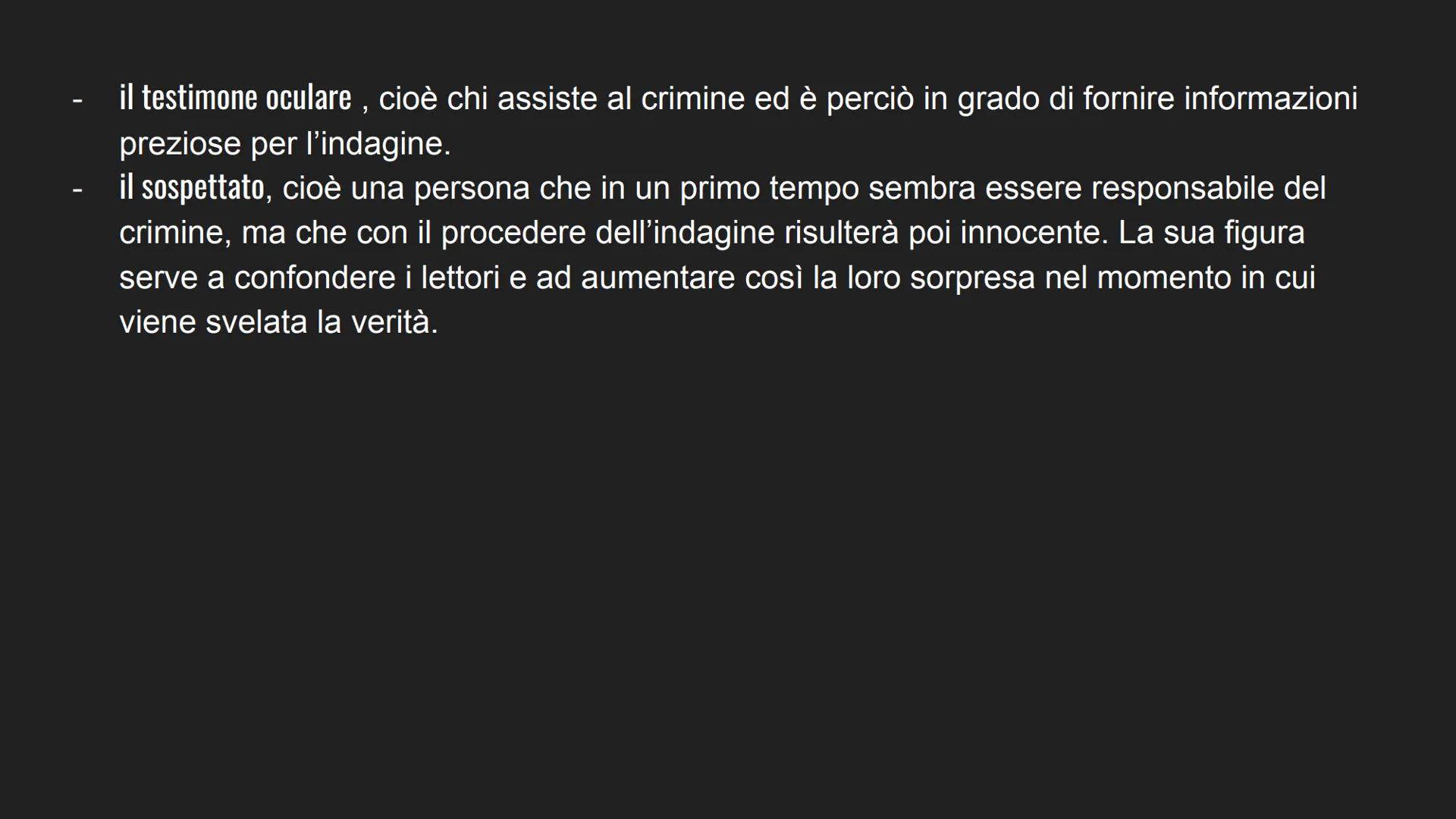 # IL GIALLO # CHE COS' E' IL GIALLO?
II racconto giallo è un testo narrativo che ruota attorno a tre principali ingredienti:
- crimine(omi