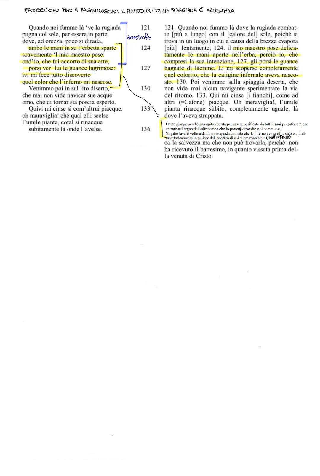 PERSONAGGI: VIRGILIO, CATONE, DANTE,
CUSTODE->CATONE (UTICENSE)
TEMPO: DOMENICA PASQUA 10 APRILE
LOGO: SPIAGGIA CHE CIRCONDA L'ISOCA SUL QUA