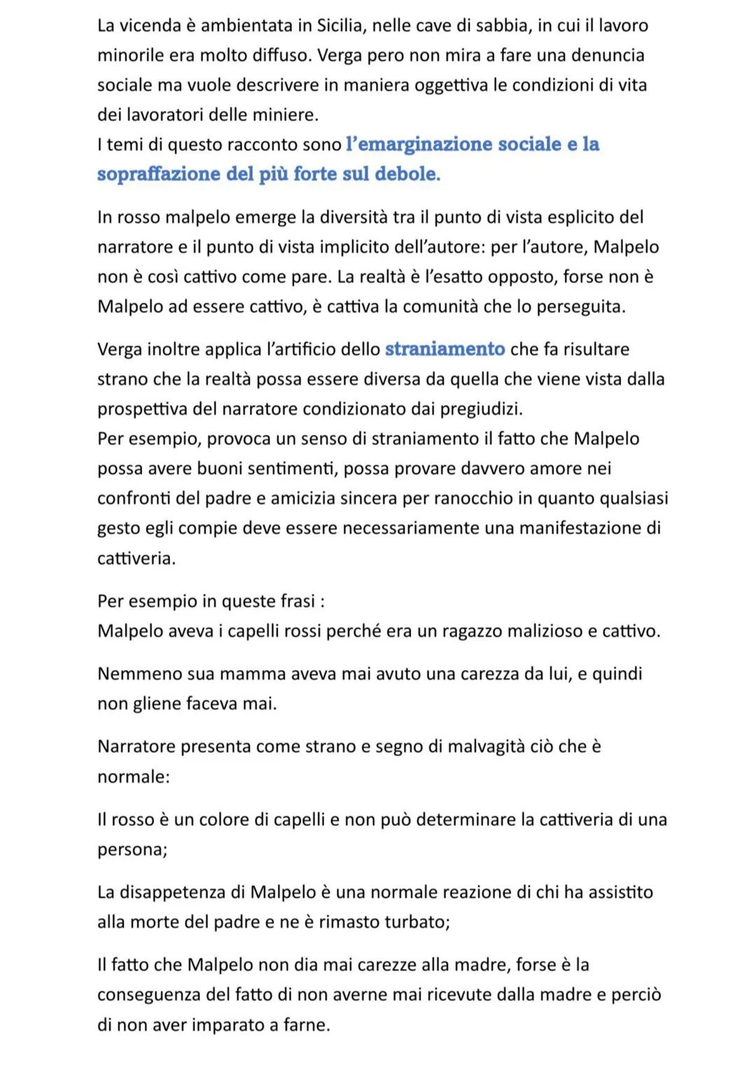 # ROSSO MALPELO verga
Rosso Malpelo è la prima novella, della raccolta Vita dei campi, ad
essere pubblicata: esce sul quotidiano romano Il