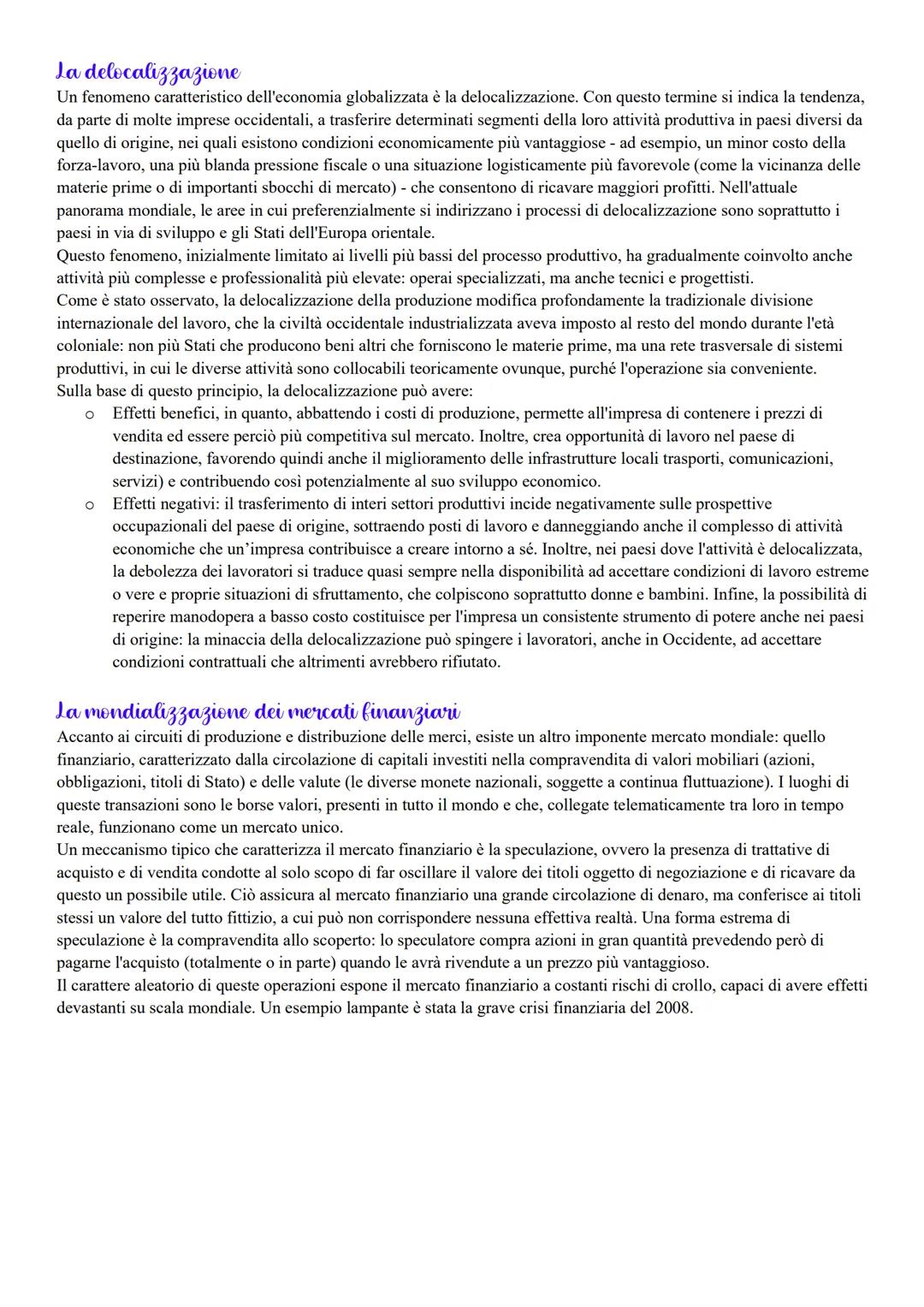 # La globalizzazione
→ Capitolo 1: che cos'è la globalizzazione?
I termini del problema
Il termine globalizzazione nasce negli anni Ottan