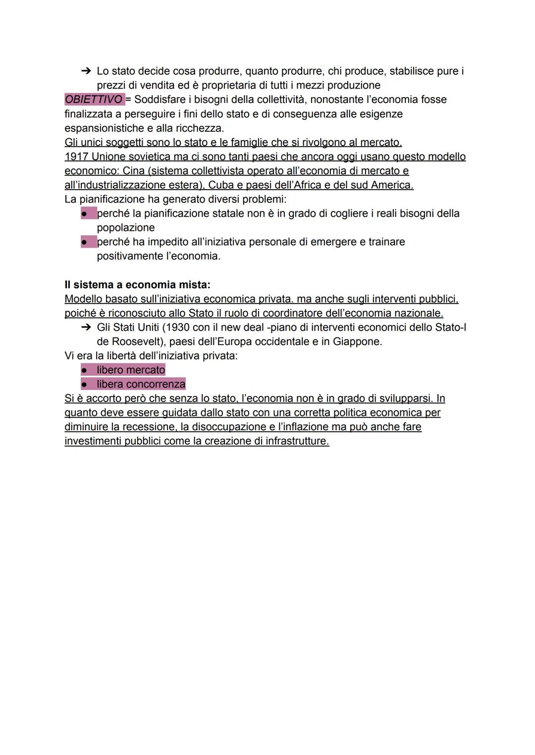 I modelli del sistema economico
Il sistema economico:
E' l'insieme dei soggetti che svolgono attività volte a procurarsi beni e servizi
nece