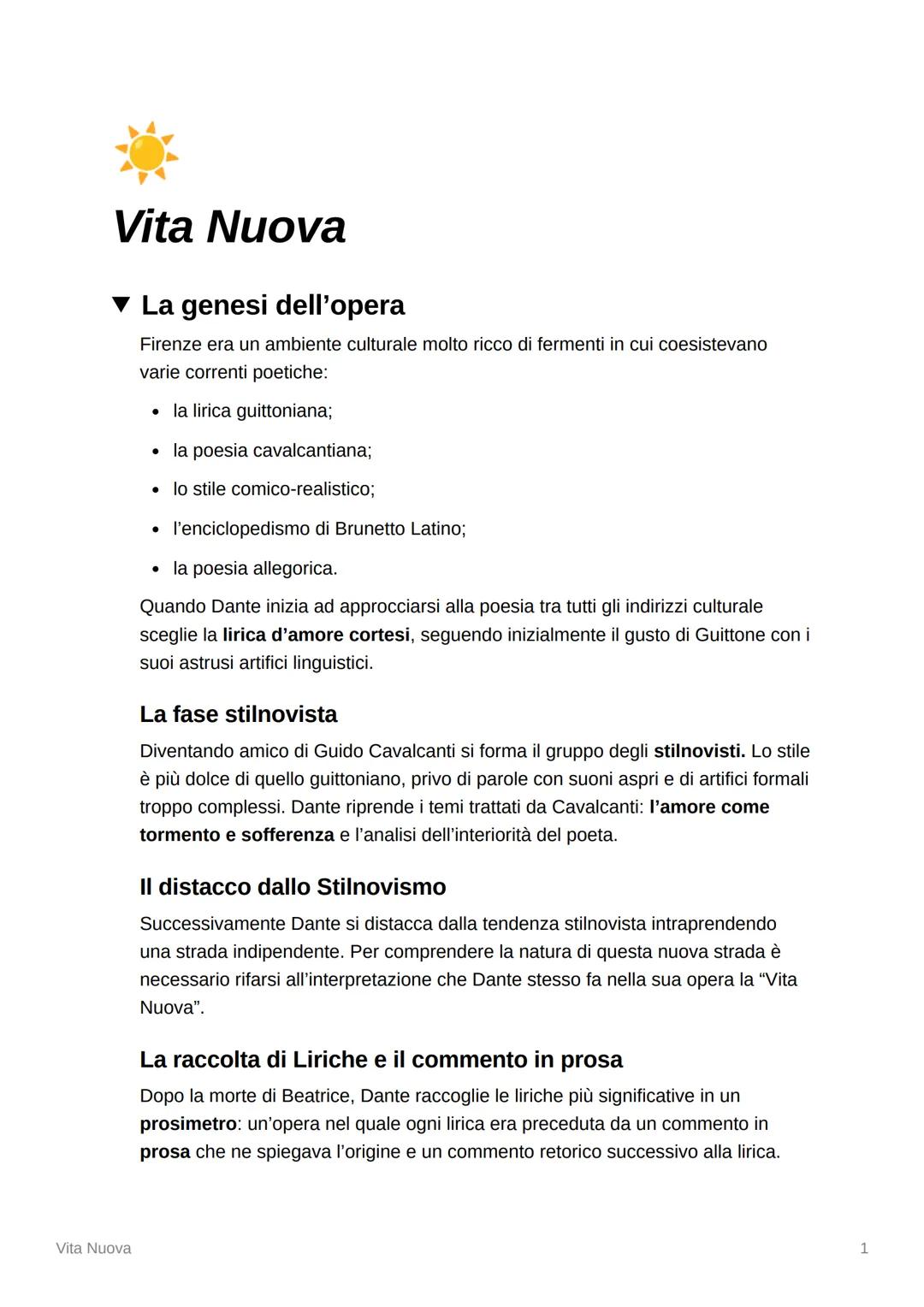 Vita Nuova