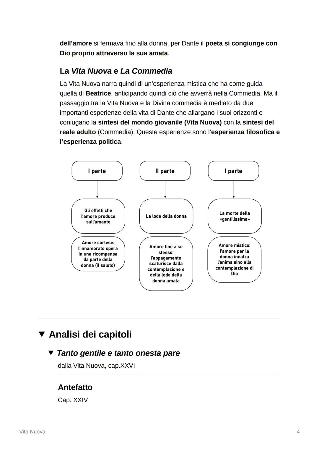 # Vita Nuova
▼ La genesi dell'opera
Firenze era un ambiente culturale molto ricco di fermenti in cui coesistevano
varie correnti poetiche:
