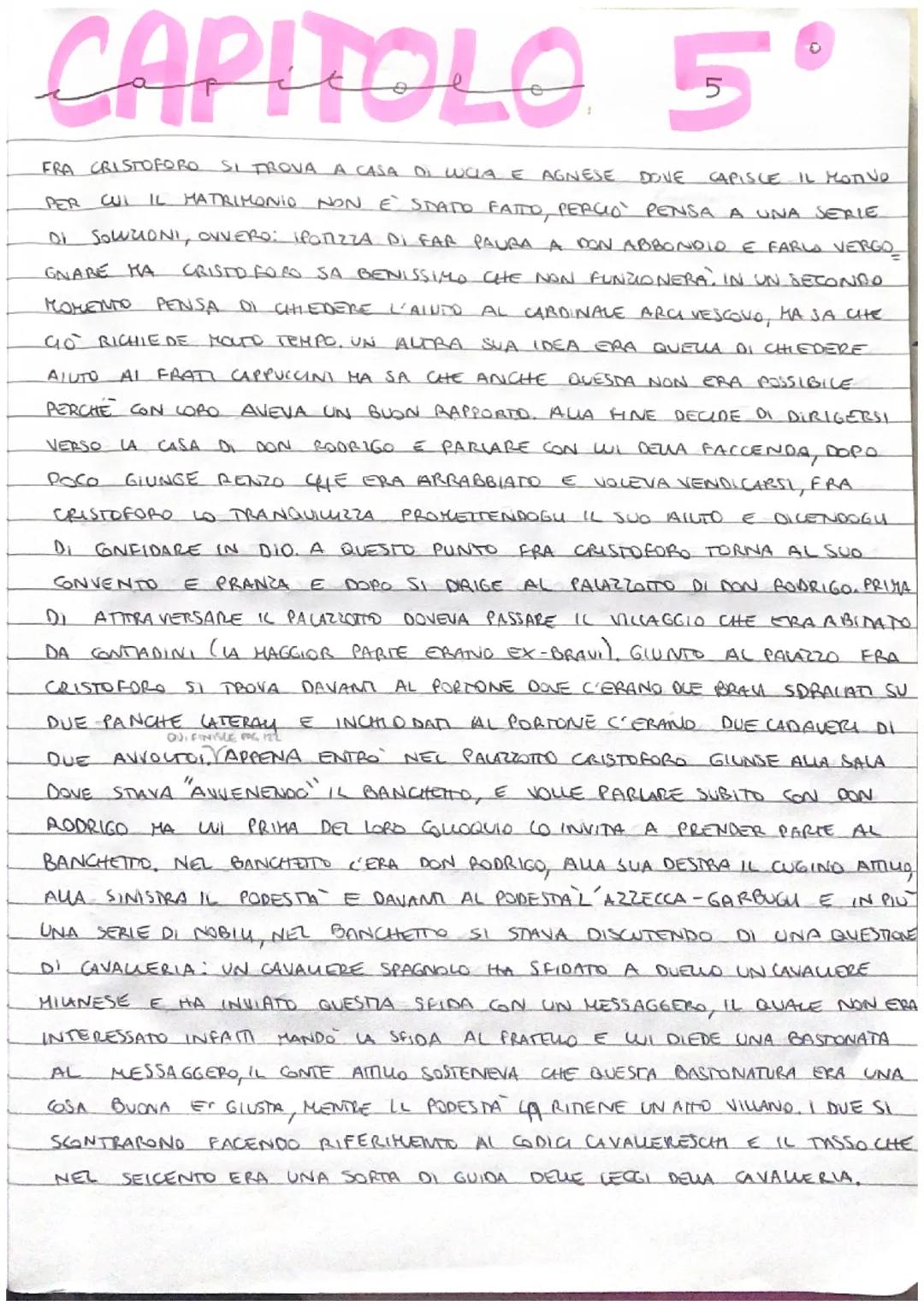CAPITOLO 5
DOVE CAPISCE IL MOTIVO
FRA CRISTOFORO SI TROVA A CASA DI WOLA E AGNESE
PER CUI IL MATRIMONIO NON È STATO FATTO, PERCIÓ' PENSA A U