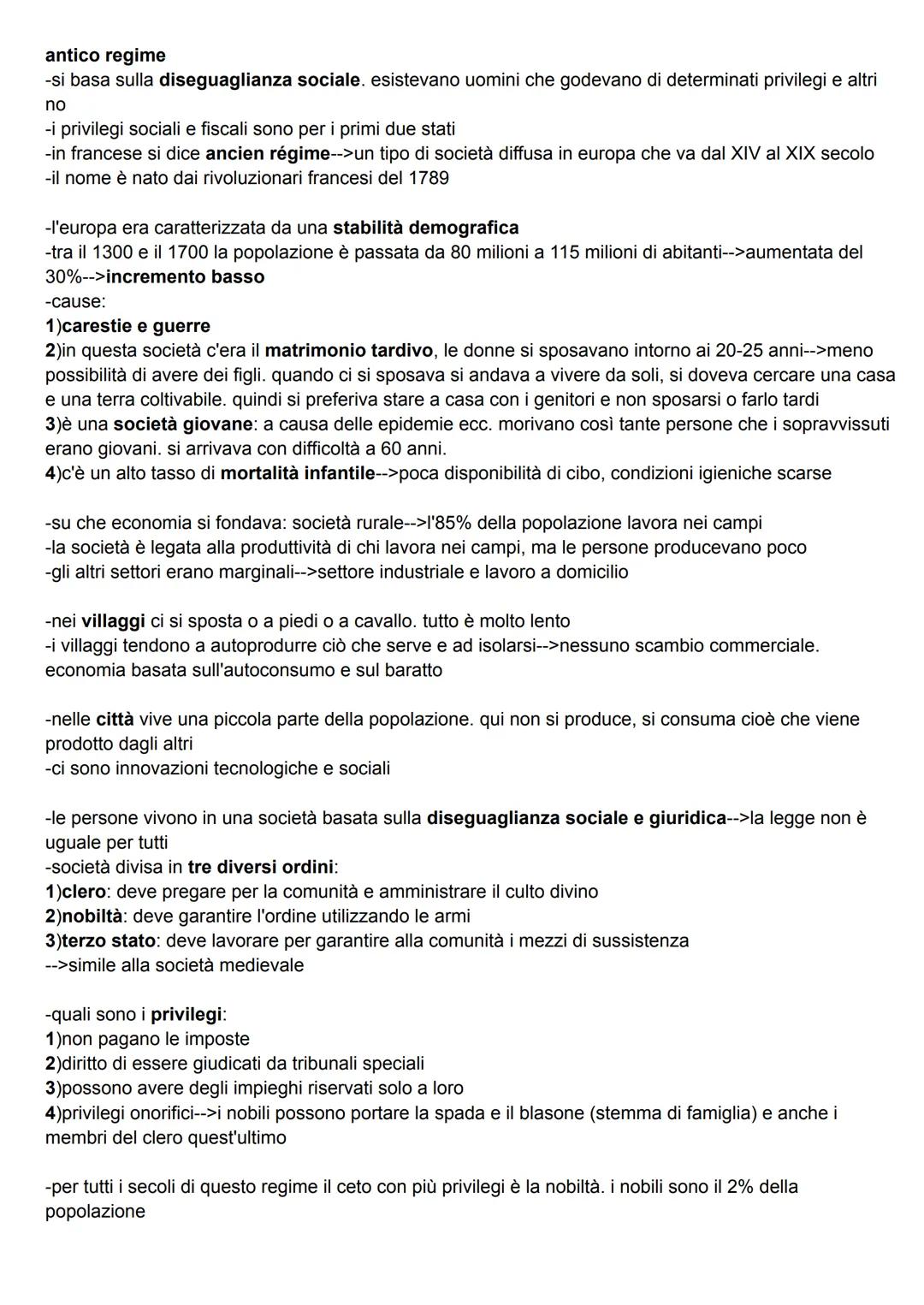 antico regime
-si basa sulla diseguaglianza sociale. esistevano uomini che godevano di determinati privilegi e altri
no
-i privilegi sociali