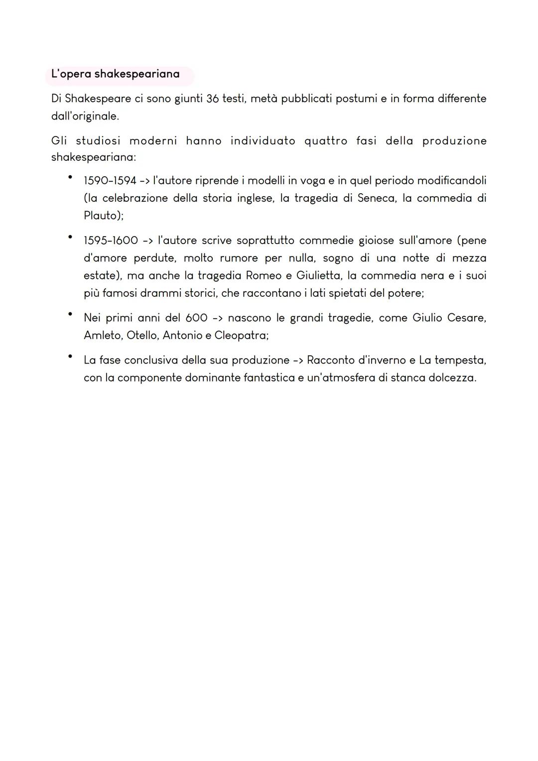 WILLIAM SHAKESPEARE
Un illustre sconosciuto
Sulla vita e la personalitร di Shakespeare non si hanno molte informazioni, ma si sa
che รจ nato