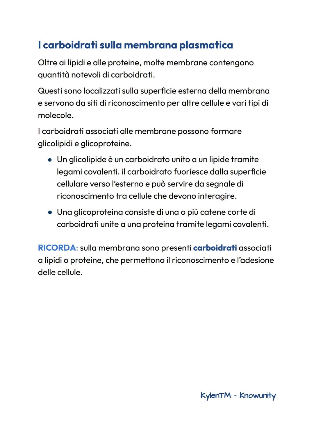 # Struttura della membrana
## Il modello a mosaico fluido
le cellule sono delimitate da membrane biologiche che
condividono la medesima or