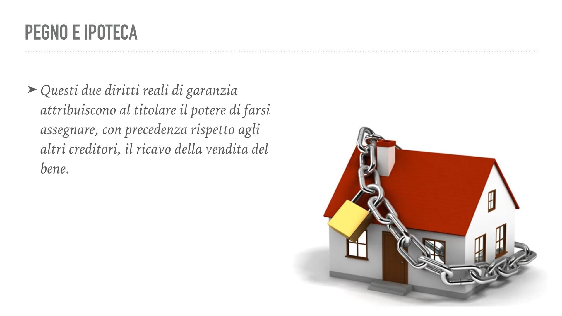 LA PROPRIETÀ ED
IL POSSESSO
4B
PRIVATE
PROPERTY
NO TRESPASSING IL POSSESSO
Il possessore è colui che si comporta nei confronti di un bene co