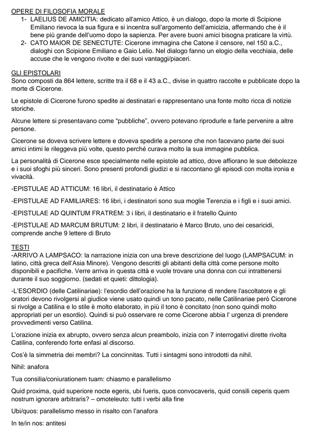 # cicerone E
LA VITA
Nacque il 3 gennaio del 106 a.C. ad Arpino, in provincia di Frosinone nel Lazio meridionale.
Appartenente alla gener