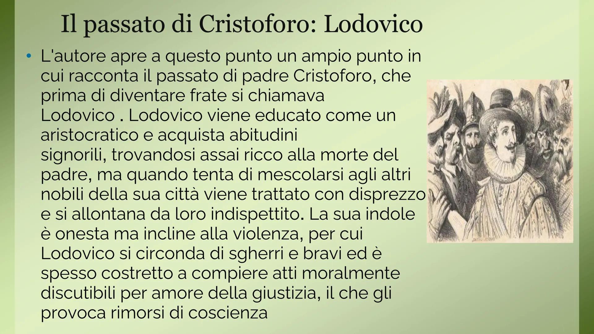 I PROMESSI SPOSI di Alessandro Manzoni
CAPITOLO
Capitolo IV .
Introduzione
"Lodovico non aveva mai, prima d'allora,
sparso sangue;
e, benché