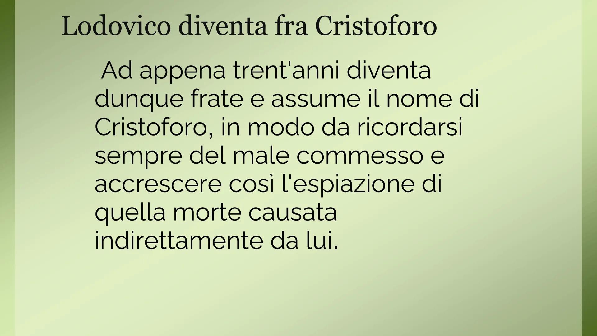 I PROMESSI SPOSI di Alessandro Manzoni
CAPITOLO
Capitolo IV .
Introduzione
"Lodovico non aveva mai, prima d'allora,
sparso sangue;
e, benché