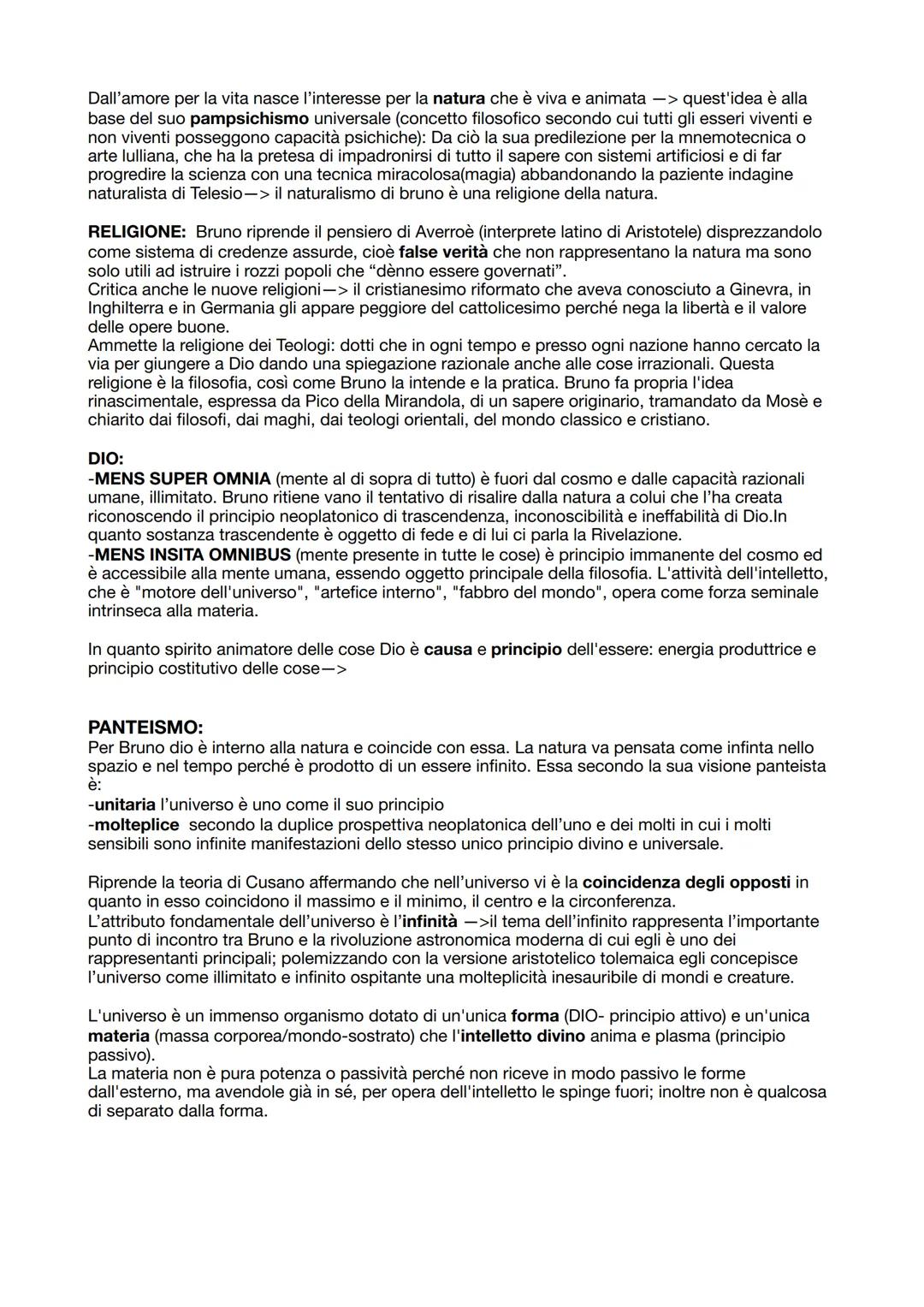 # RINASCIMENTO E NATURALISMO
L'INTERESSE PER LA NATURA: Nel Rinascimento l'uomo si comprende come parte del mondo,
da una parte si distingu