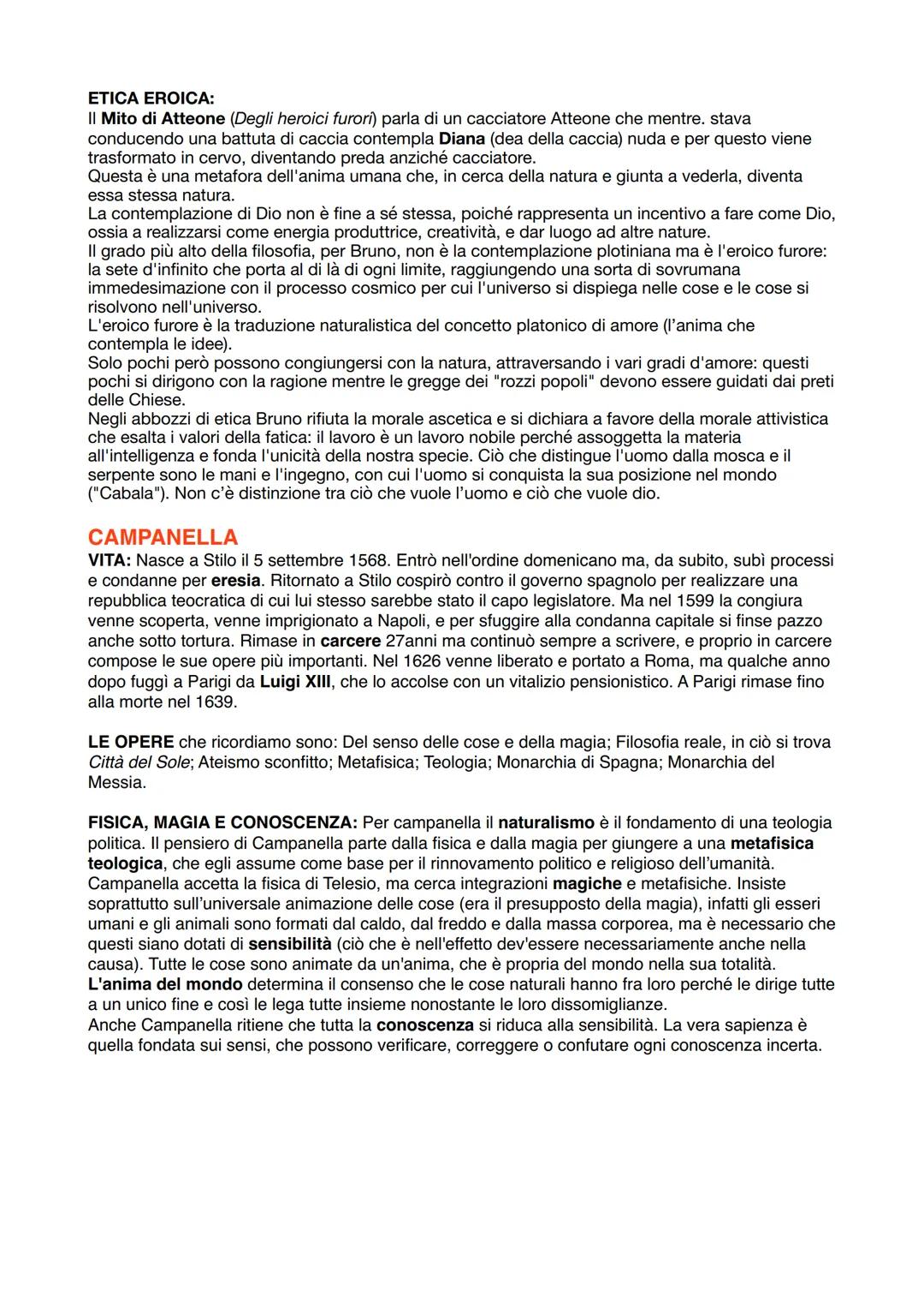 # RINASCIMENTO E NATURALISMO
L'INTERESSE PER LA NATURA: Nel Rinascimento l'uomo si comprende come parte del mondo,
da una parte si distingu