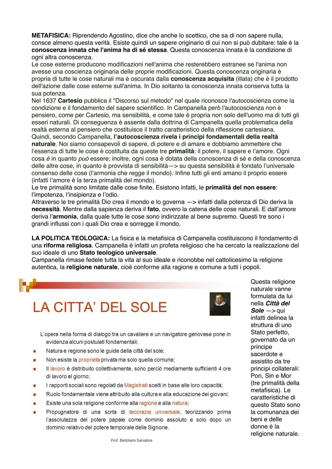 # RINASCIMENTO E NATURALISMO
L'INTERESSE PER LA NATURA: Nel Rinascimento l'uomo si comprende come parte del mondo,
da una parte si distingu