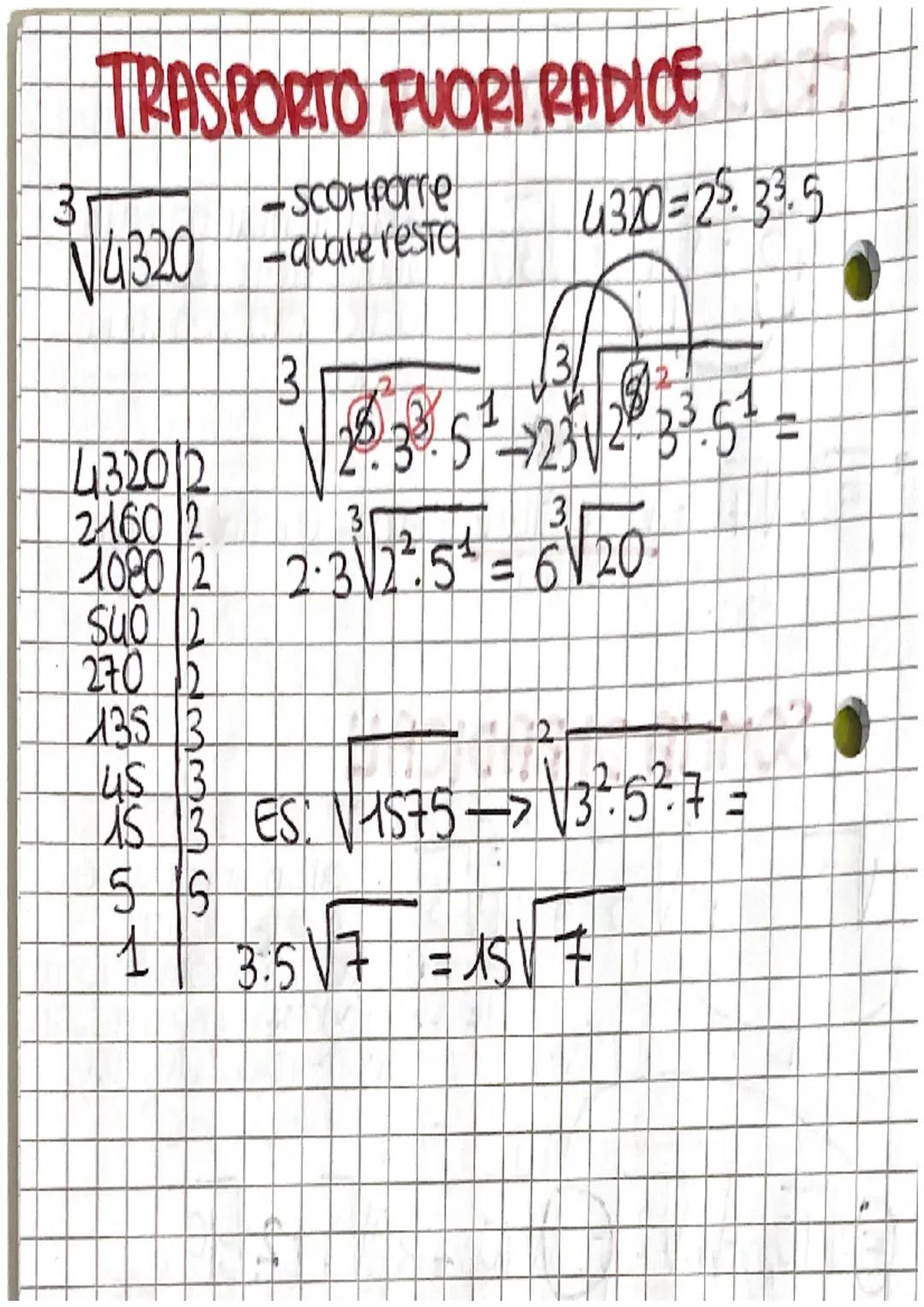 I Radicali
(3)
indice
●
Le varie radici.
di
3
یں
4
F -> radice quadrata (SIPUÒ anche non
Scrivere 12)
-
ESEMPL
D
-> radice avoara
-> radice
