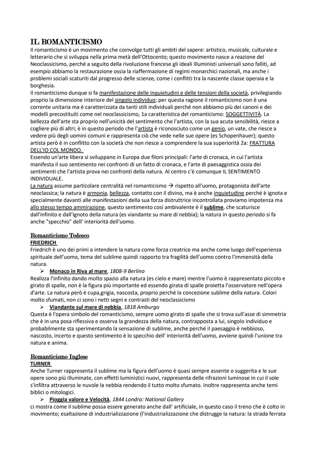 Il Romanticismo (Arte)