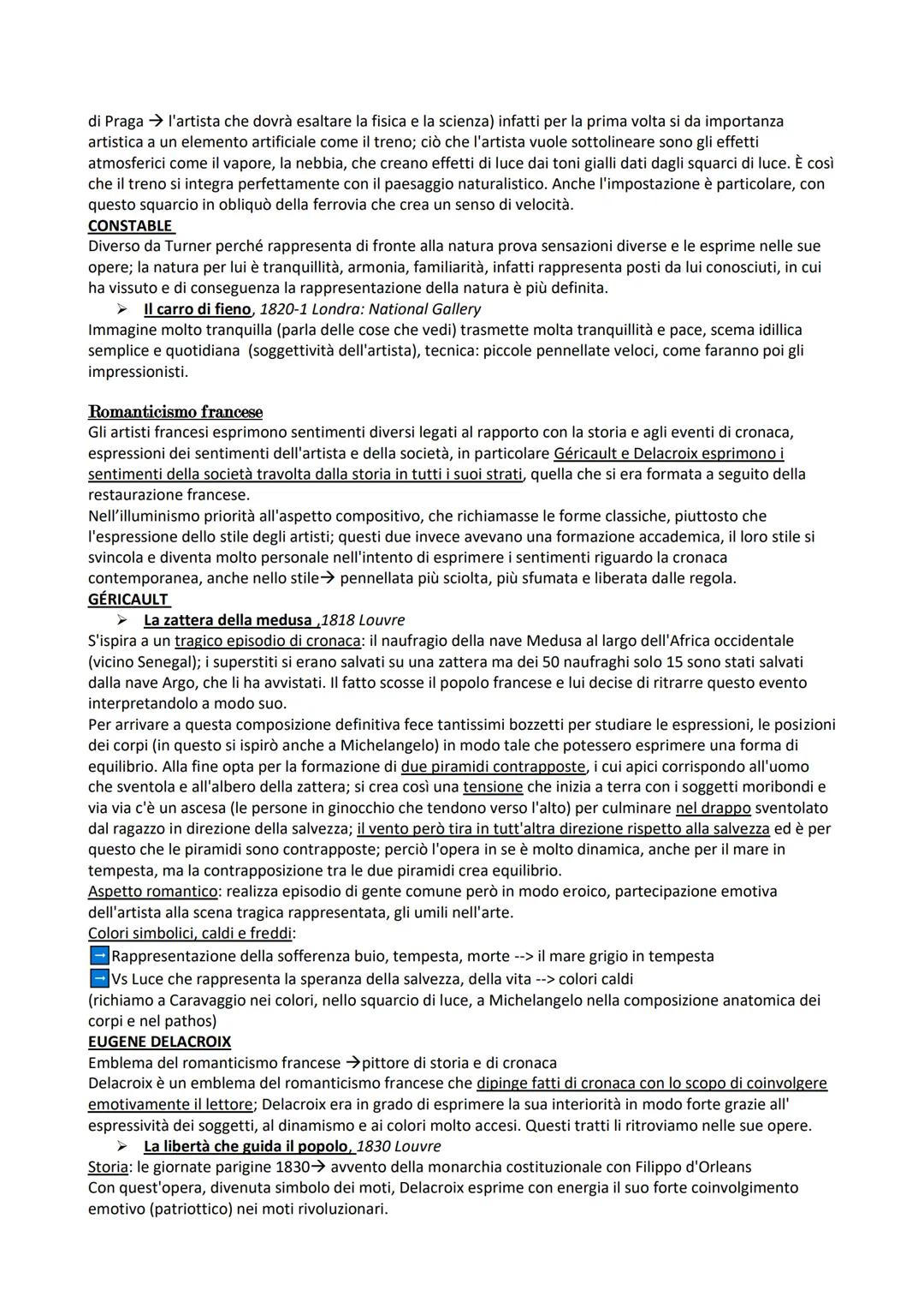 IL ROMANTICISMO
Il romanticismo è un movimento che coinvolge tutti gli ambiti del sapere: artistico, musicale, culturale e
letterario che si
